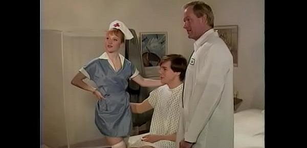 Two nice cute nurses are getiing fucked by chief doctor and his friend